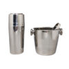 1970s Gorgeous Cocktail Shaker With Ice Bucket by Mepra. Made in Italy 1970s Gorgeous Cocktail Shaker With Ice Bucket by Mepra. Made in Italy