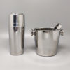 1970s Gorgeous Cocktail Shaker With Ice Bucket by Mepra. Made in Italy 1970s Gorgeous Cocktail Shaker With Ice Bucket by Mepra. Made in Italy