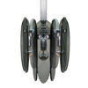 1970s Gorgeous Grey Smoked Chandelier by Veca in Murano Glass. Made in Italy