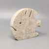 1970s Original Big Travertine Fish Sculpture by Enzo Mari for F.lli Mannelli