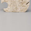 1970s Original Big Travertine Fish Sculpture by Enzo Mari for F.lli Mannelli