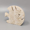 1970s Original Big Travertine Fish Sculpture by Enzo Mari for F.lli Mannelli