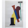1970s Original Gorgeous Man Ray "Concrete Mixer" Limited Edition Lithograph