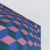 1970s Original Gorgeous Victor Vasarely Op Art Limited Edition Lithograph 1970s Original Gorgeous Victor Vasarely Op Art Limited Edition Lithograph