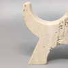 1970s Original Travertine Scottish Terrier Sculpture by Enzo Mari for F.lli Mannelli