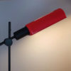 1970s Stunning Red Table Lamp by Veneta Lumi. Made in Italy