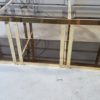 Table De Salle à Manger En Laiton Et Verre