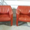 Pair armchairs Model CAB 415 by Mario Bellini for Cassina