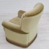80s, Danish velour chair, original condition, beech wood