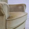 80s, Danish velour chair, original condition, beech wood