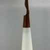 60s 70s teak ceiling lamp pendant light Uno & Östen Kristiansson Luxus