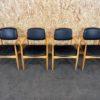 4x 60s 70s dining chair arm chair Danish design oak Denmark