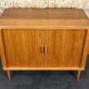 60s 70s teak sideboard Credenza cabinet Danish Modern Design Denmark 70s