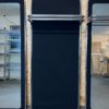 60s 70s wardrobe wall wardrobe Läsko 3-part chrome space age design