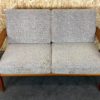 60s 70s teak 2-seater sofa couch Sven Ellekaer for comfort design Denmark