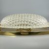 XXL 60s 70s Fischer Leuchten Plafoniere ceiling lamp glass space design XXL 60s 70s Fischer Leuchten Plafoniere ceiling lamp glass space design