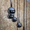 60s 70s Wortmann & Filz cascade lamp ceiling light chrome space age
