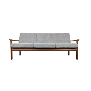 60s 70s teak 3-seater sofa couch Sven Ellekaer for comfort design Denmark