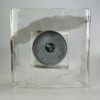 60s 70s lamp light wall lamp Carlo Nason Mazzega Ice Glass Italy