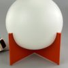 60s 70s ball lamp lamp light table lamp space age design glass metal 60s 70s ball lamp lamp light table lamp space age design glass metal