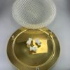 XXL 60s 70s Fischer Leuchten Plafoniere ceiling lamp glass space design XXL 60s 70s Fischer Leuchten Plafoniere ceiling lamp glass space design