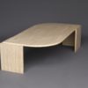 Vintage Travertine Coffee Table by Roche Bobois. France. 1970s