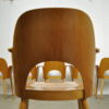 Rare set of beech dining chairs by Oswald Haerdtl (1899-1859) and produced by Ton (Thonet) in former Czech Republic, 1950s
