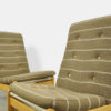 Rare mid-century oak easy lounge chairs by Bernt Petersen for Schiang Furniture, Denmark 1960s