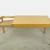 Vintage dining table set, 4 oak chairs and matching extendable table by Gerard Geytenbeek for AZS, Netherlands 1960s