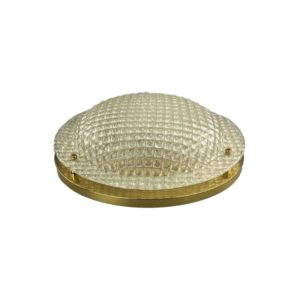 XXL 60s 70s Fischer Leuchten Plafoniere ceiling lamp glass space design