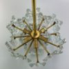 60s 70s lamp light chandelier Kalmar Franken KG Austria Ice glass