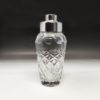 1950s Gorgeous Bohemian Cut Crystal Cocktail Shaker. Made in Italy