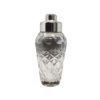 1950s Gorgeous Bohemian Cut Crystal Cocktail Shaker. Made in Italy