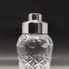 1950s Gorgeous Bohemian Cut Crystal Cocktail Shaker. Made in Italy
