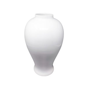 1960s Gorgeous Vase in Limoges Porcelain. Handmade. Made in France