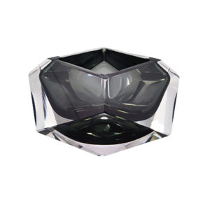 1960s Gorgeous Grey Ashtray or Catch-All By Flavio Poli for Seguso