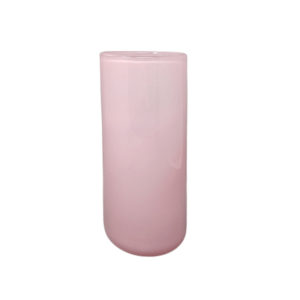 1960s Astonishing Pink Vase By Ca' Dei Vetrai in Murano Glass. Made in Italy