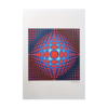 1970s Original Gorgeous Victor Vasarely Op Art Limited Edition Lithograph 1970s Original Gorgeous Victor Vasarely Op Art Limited Edition Lithograph