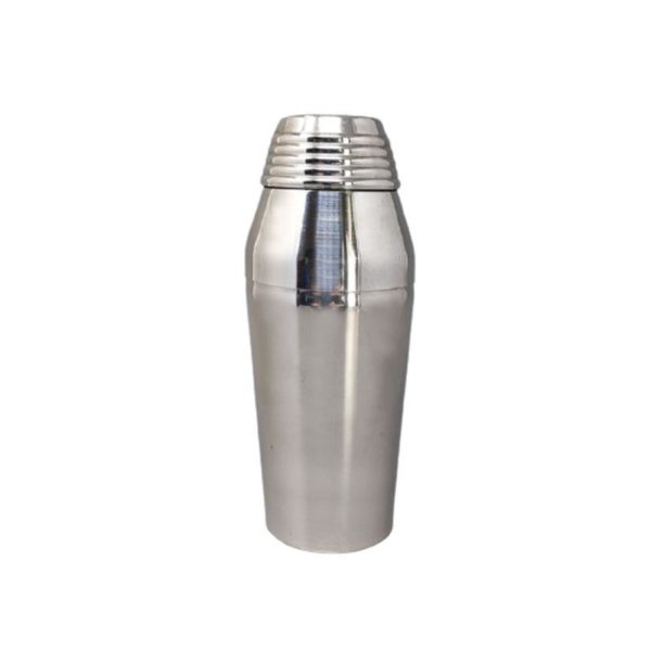 1970s Astonishing Cocktail Shaker by Guy Degrenne in Stainless Steel. Made in France