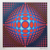 1970s Original Gorgeous Victor Vasarely Op Art Limited Edition Lithograph 1970s Original Gorgeous Victor Vasarely Op Art Limited Edition Lithograph