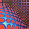 1970s Original Gorgeous Victor Vasarely Op Art Limited Edition Lithograph 1970s Original Gorgeous Victor Vasarely Op Art Limited Edition Lithograph