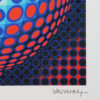 1970s Original Gorgeous Victor Vasarely Op Art Limited Edition Lithograph 1970s Original Gorgeous Victor Vasarely Op Art Limited Edition Lithograph