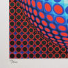 1970s Original Gorgeous Victor Vasarely Op Art Limited Edition Lithograph 1970s Original Gorgeous Victor Vasarely Op Art Limited Edition Lithograph
