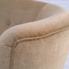 70s, Danish vintage 2 seater "Banana" sofa, velour, original condition