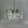 60s 70s lamp light chandelier Kalmar Franken KG Austria Ice glass