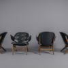 Pair of Model 33 Easy Chairs by Carl Edward Matthes, 1950s