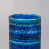 1960s Stunning Vase by Aldo Londi for Bitossi "Blue Rimini Collection"