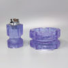 1970s Stunning Purple Smoking Set By Antonio Imperatore in Murano Glass. Made in Italy