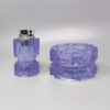 1970s Stunning Purple Smoking Set By Antonio Imperatore in Murano Glass. Made in Italy
