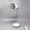 1970s Gorgeous White Eyeball Table Lamp by Veneta Lumi. Made in Italy
